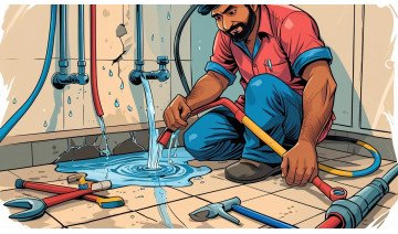 فحص تسريب المياه فحص تسريب المياه